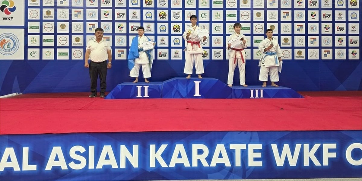 Туркменистан завоевал четыре медали на чемпионате ЦА по карате в Актау