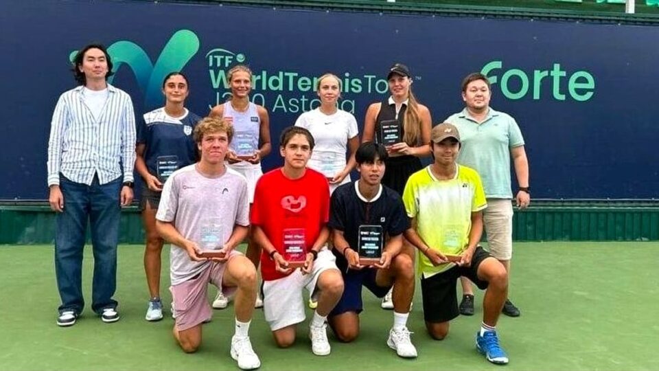 Ресейлік теннисшілер J300 Astana Open турнирінде екі алтын медаль жеңіп алды
