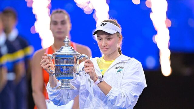 Касым-Жомарт Токаев Елена Рыбакинады US Open-дегі жеңісімен құттықтады