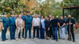 В Мелитополе высадили 80 деревьев в сквере Огнеборцев в рамках благоустройства