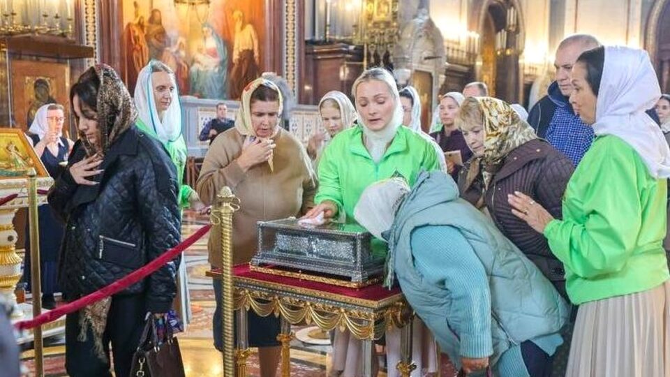 Спиридон Тримифунтскийдің мощи Қазақстанға жіберілуде