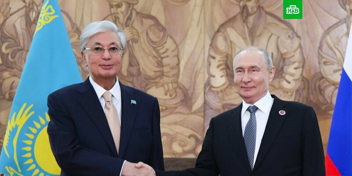 Токаев поздравил Путина с успешным завершением выборов в Госдуму