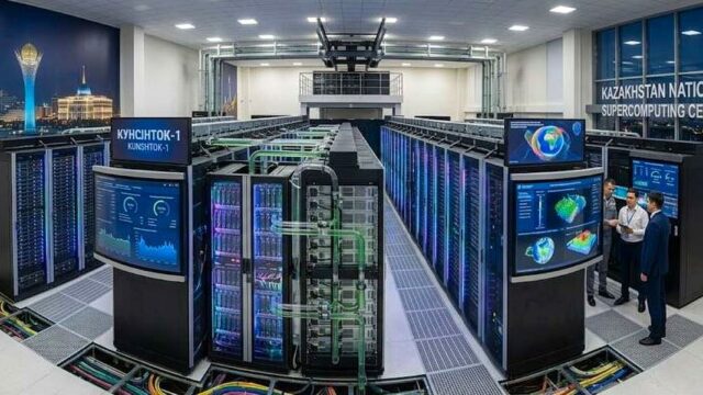 Казахстан запускает третий суперкомпьютер в рамках стратегии Digital Qazaqstan